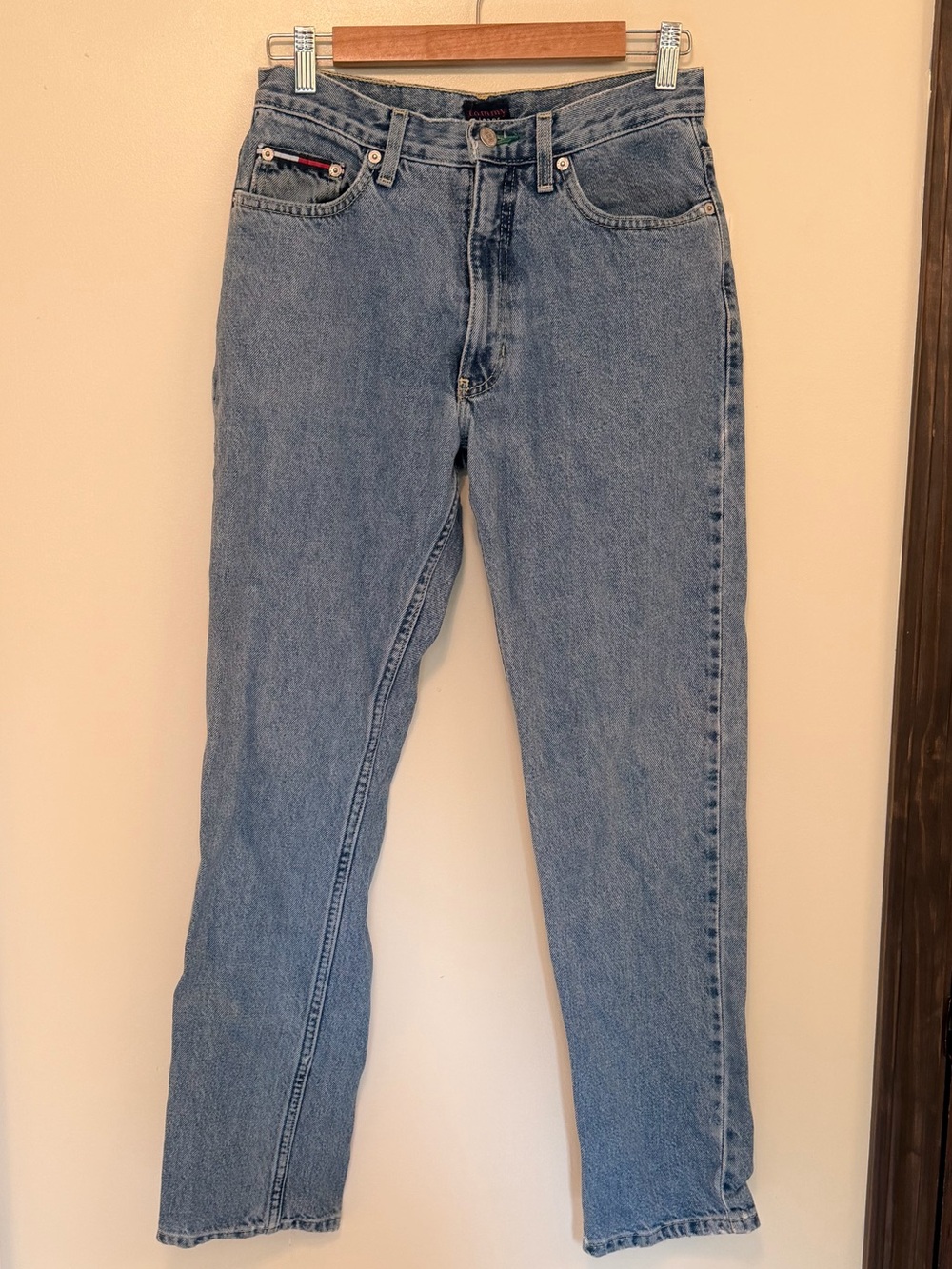 Tommy Hilfiger Tommy Jeans 2000’s Light Blue Straight Leg Jeans